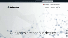 What Metagenics.com website looked like in 2019 (5 years ago)