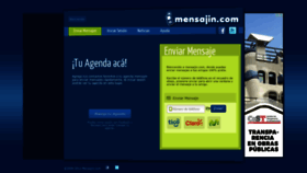 What Mensajin.com website looked like in 2019 (5 years ago)