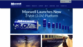 What Maxwell.com website looked like in 2019 (5 years ago)