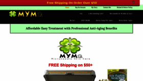 What Mym-microneedle-skincare.com website looked like in 2019 (5 years ago)