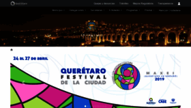 What Municipiodequeretaro.gob.mx website looked like in 2019 (4 years ago)