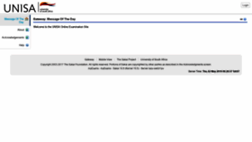 What Myexams.unisa.ac.za website looked like in 2019 (7 years ago)