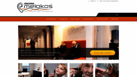 What Melakos.be website looked like in 2019 (5 years ago)