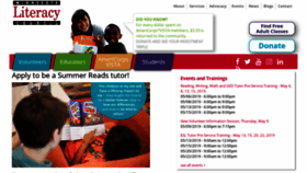 What Mnliteracy.org website looked like in 2019 (5 years ago)
