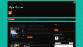 What Mpxgame.com website looked like in 2019 (5 years ago)