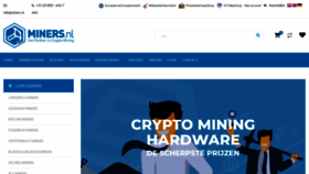What Miners.nl website looked like in 2019 (5 years ago)