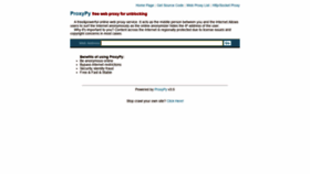What M.proxypy.org website looked like in 2019 (4 years ago)
