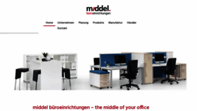 What Middel.de website looked like in 2019 (4 years ago)