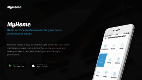 What Myhomeapp.io website looked like in 2019 (5 years ago)
