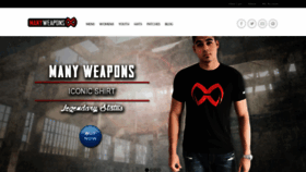What Manyweapons.com website looked like in 2019 (4 years ago)