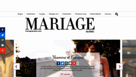 What Mariagequebec.com website looked like in 2019 (4 years ago)