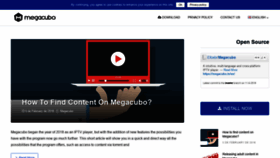What Megacubo.tv website looked like in 2019 (4 years ago)