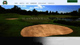 What Meadowbrookgolf.net website looked like in 2019 (5 years ago)