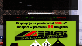 What Meblarz.pl website looked like in 2019 (6 years ago)