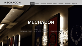 What Mechacon.com website looked like in 2019 (4 years ago)