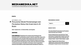 What Mediamedika.net website looked like in 2019 (4 years ago)