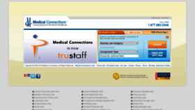 What Medicalconnections.com website looked like in 2019 (4 years ago)
