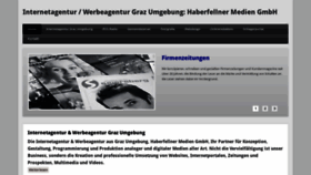 What Medienproduktion.at website looked like in 2019 (4 years ago)