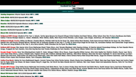 What Muzicbd.net website looked like in 2019 (4 years ago)