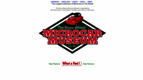 What Microcarmuseum.com website looked like in 2019 (4 years ago)