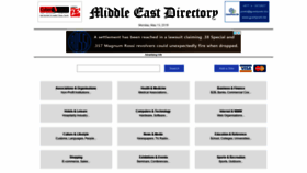 What Middleeastdirectory.com website looked like in 2019 (4 years ago)