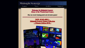 What Midnightsynergy.com website looked like in 2019 (4 years ago)