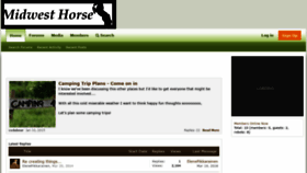 What Midwest-horse.com website looked like in 2019 (4 years ago)