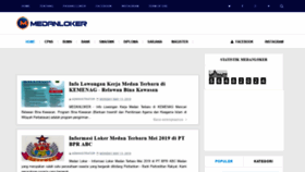 What Medanloker.com website looked like in 2019 (4 years ago)