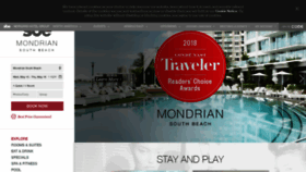 What Mondrian-miami.com website looked like in 2019 (4 years ago)