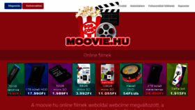 What Moovie.hu website looked like in 2019 (4 years ago)