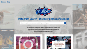 What Mulpix.com website looked like in 2019 (4 years ago)