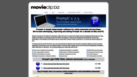 What Movieclip.biz website looked like in 2019 (4 years ago)