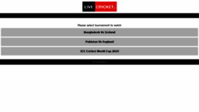 What Mob.livecricket.is website looked like in 2019 (4 years ago)