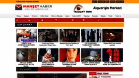 What Mansethaber.com website looked like in 2019 (4 years ago)