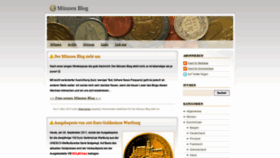What Muenzblog.de website looked like in 2019 (5 years ago)