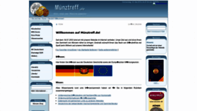 What Muenztreff.de website looked like in 2019 (4 years ago)