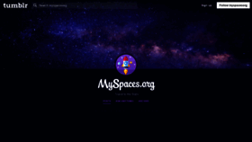 What Myspaces.org website looked like in 2019 (4 years ago)