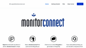 What Monitorconnect.com website looked like in 2019 (4 years ago)