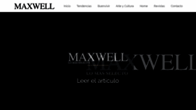 What Maxwell.com.mx website looked like in 2019 (4 years ago)