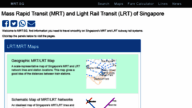 What Mrt.sg website looked like in 2019 (5 years ago)