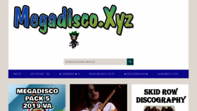 What Megadisco.xyz website looked like in 2019 (5 years ago)