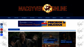 What Macgyveronline.com website looked like in 2019 (4 years ago)
