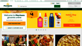 What Morrisons.co.uk website looked like in 2019 (4 years ago)