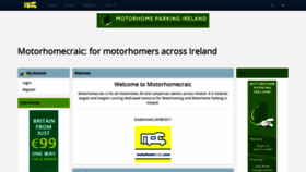 What Motorhomecraic.com website looked like in 2019 (5 years ago)
