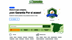 What Milanuncios.com website looked like in 2019 (4 years ago)