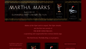 What Marthamarks.com website looked like in 2019 (4 years ago)