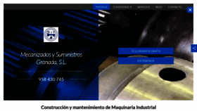 What Mecanizados-granada.com website looked like in 2019 (5 years ago)