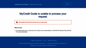 What Mycreditguide.americanexpress.com website looked like in 2019 (4 years ago)