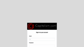 What Members.capitalism.com website looked like in 2019 (5 years ago)