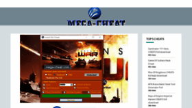 What Mega-cheat.com website looked like in 2019 (4 years ago)